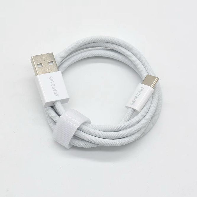 Snapcase 60W USB A - USB C Flätad kabel (2m)