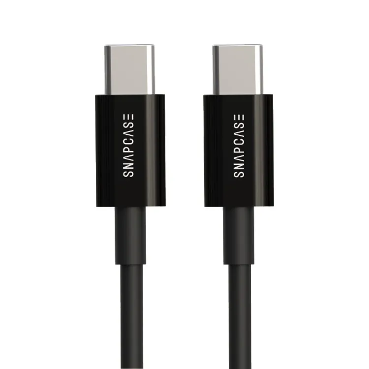 Snapcase 60W USB C - C (1m) Black Edition