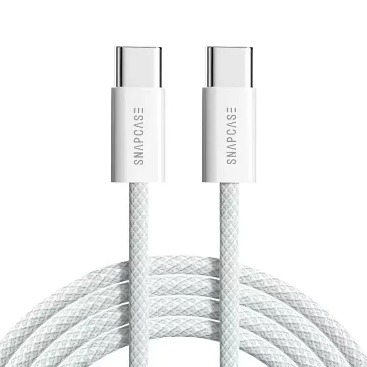Snapcase 60W USB C - C flätad kabel (1m)