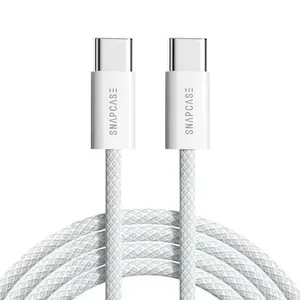 Snapcase 60W USB C - C flätad kabel (1m)