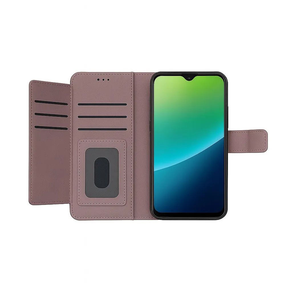 Snapcase Samsung A26 läderplånbok 9 kort (Rosa)