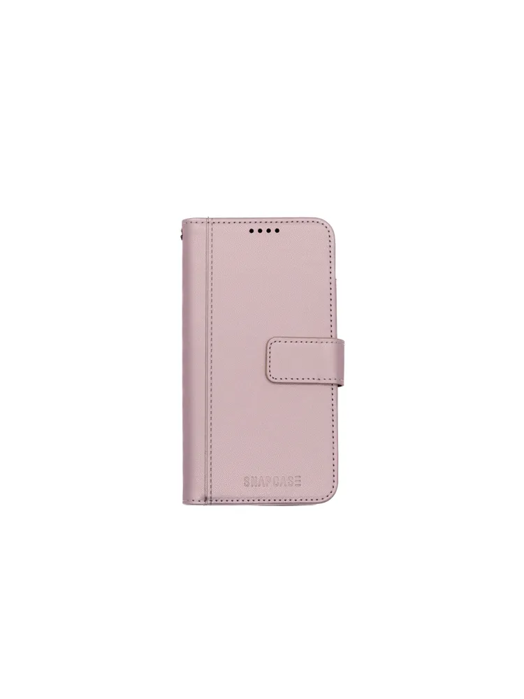 Snapcase Samsung A26 läderplånbok 9 kort (Rosa)