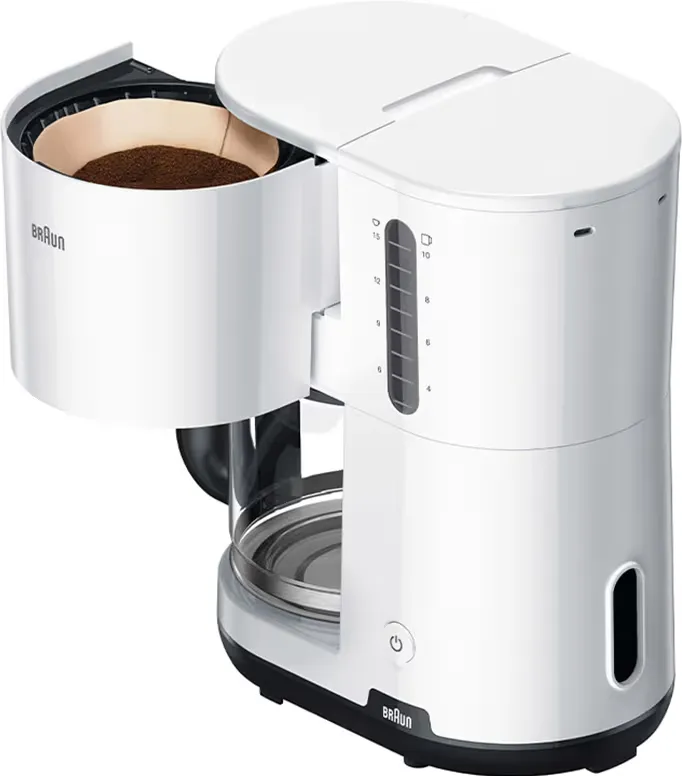 Braun Breakfast 1 kaffebryggare KF1100WH (vit)