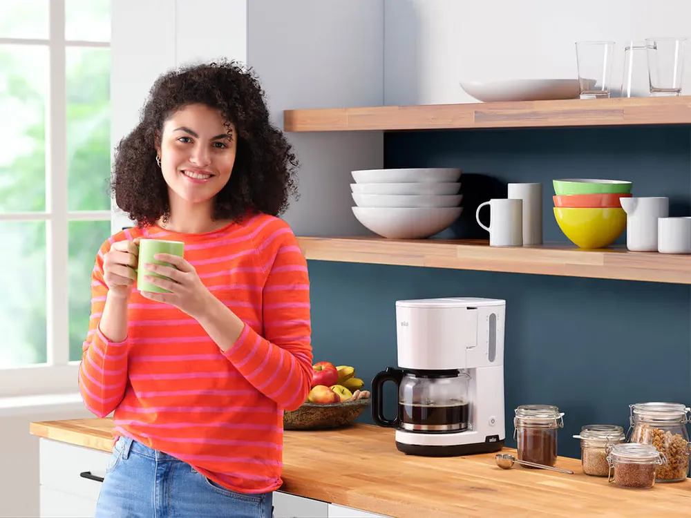 Braun Breakfast 1 Kaffebryggare KF1100WH Vit - 4