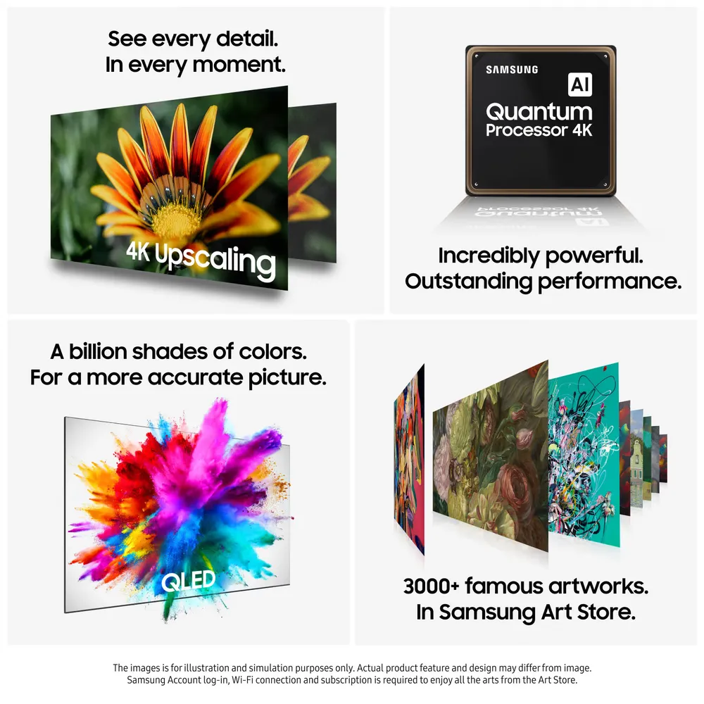 Samsung 55” Q7F 4K QLED Smart TV (2025) - 3