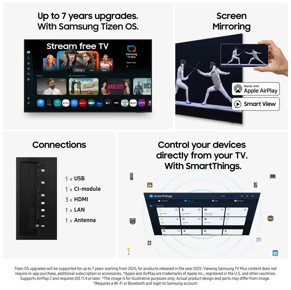 Samsung 55” Q7F 4K QLED Smart TV (2025) - 7