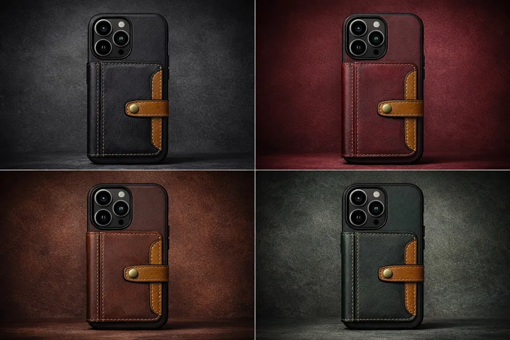 Snapcase RetroWallet iPhone 16 (Svart) - 2