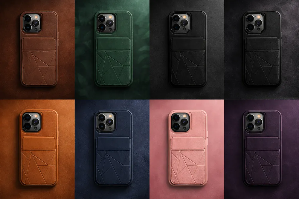 SnapCase Origami Wallet iPhone 13/14/15/16E (svart)