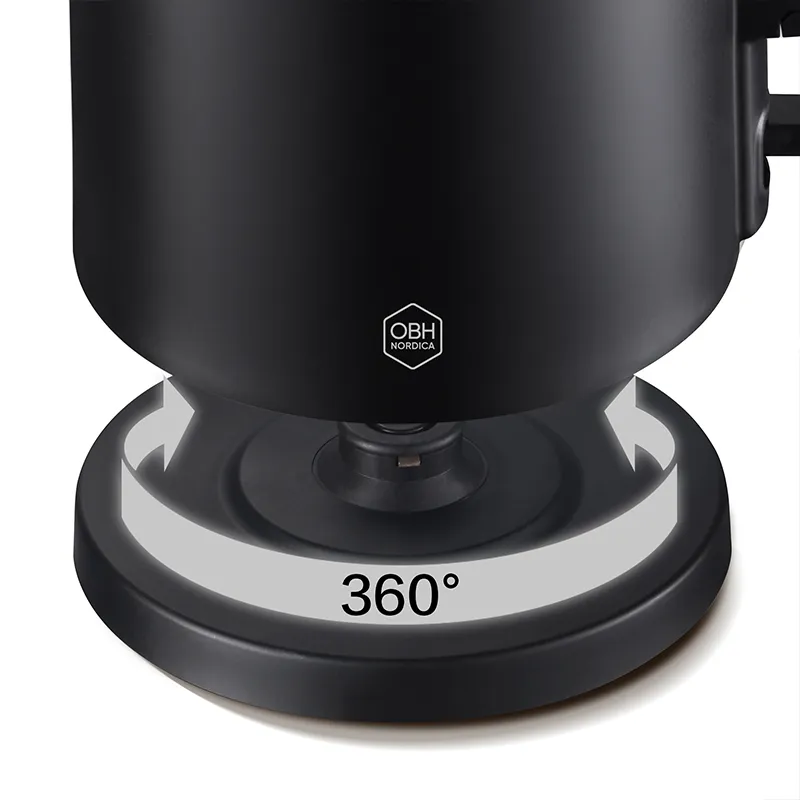 OBH Nordica Thermo Protect vattenkokare 1,5 liter, svart - 4