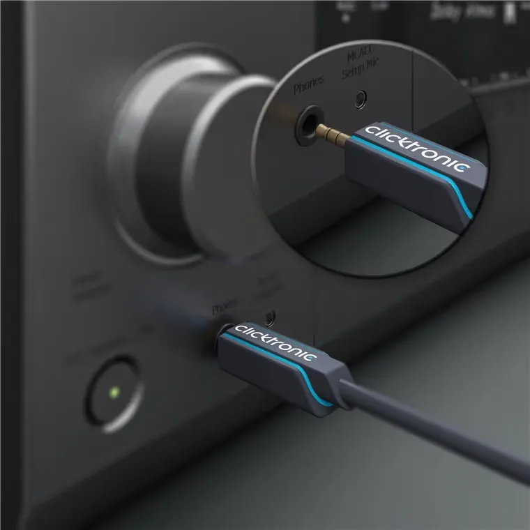 MP3 audio cable, 1.5 m - 3.5 mm jack cable