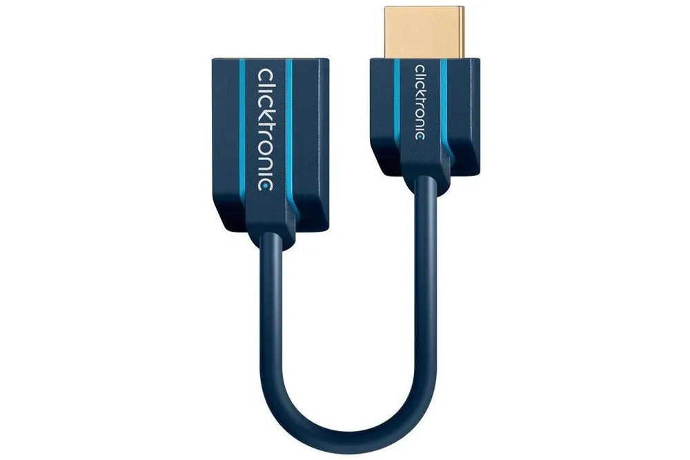 Höghastighets HDMI™-Flexadapter 10 cm Hane-hona