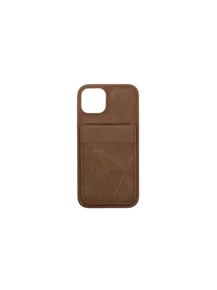 Snapcase Flipfodral 4 Kort iPhone 16 (Mörkbrun)