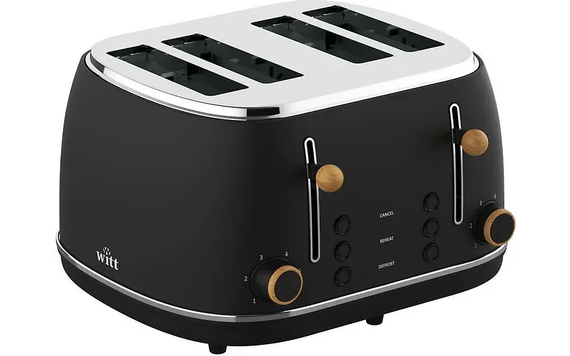 Witt Premium träbrödrost för fyra skivor, svar