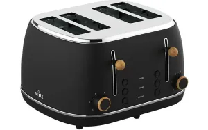 Witt Premium träbrödrost för fyra skivor, svar