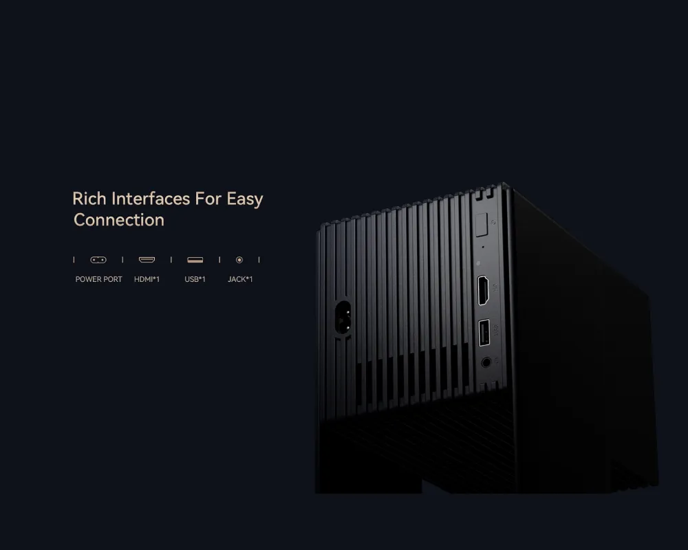 Wanbo Cube 2 Pro Smart Projektor Full HD, portabel (mörkblå) - 6