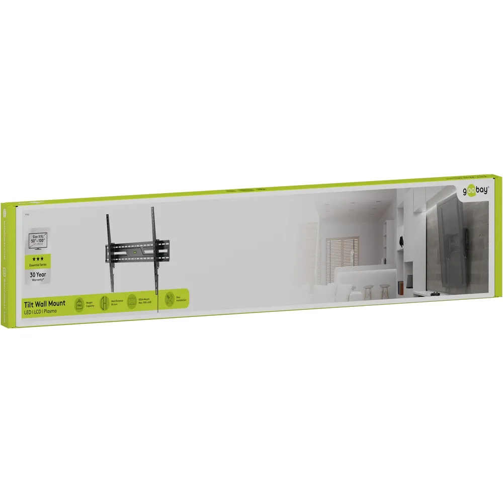Goobay Essential TV-väggfäste TILT XL 43–100