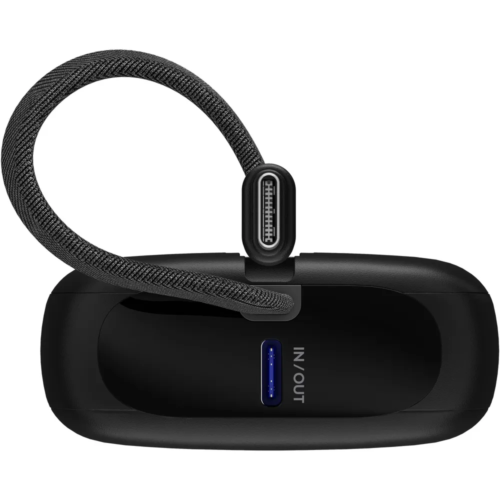 Goobay Powerbank 10 000 mAh 20 W med inbyggd USB-C-kabel - 3
