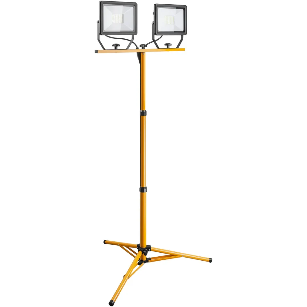 Goobay LED Arbetslampa med teleskopstativ 2x50 W – 8500 lm - 3