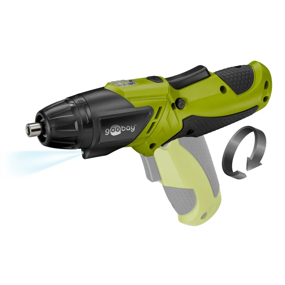 Professionell sladdlös skruvdragare, 3,6 V med LED-ljus - 4