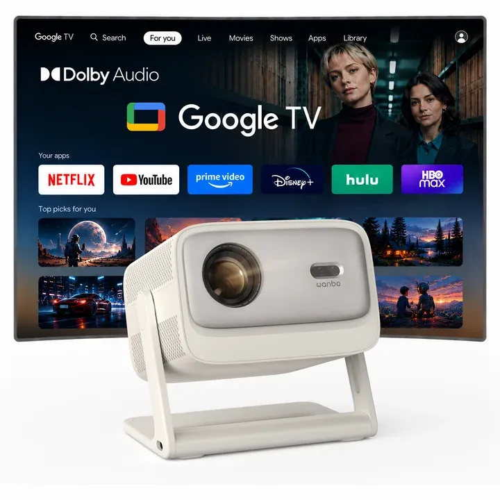 Wanbo Vali 1 Pro – Full HD Google TV Projektor, 900 ANSI - 8