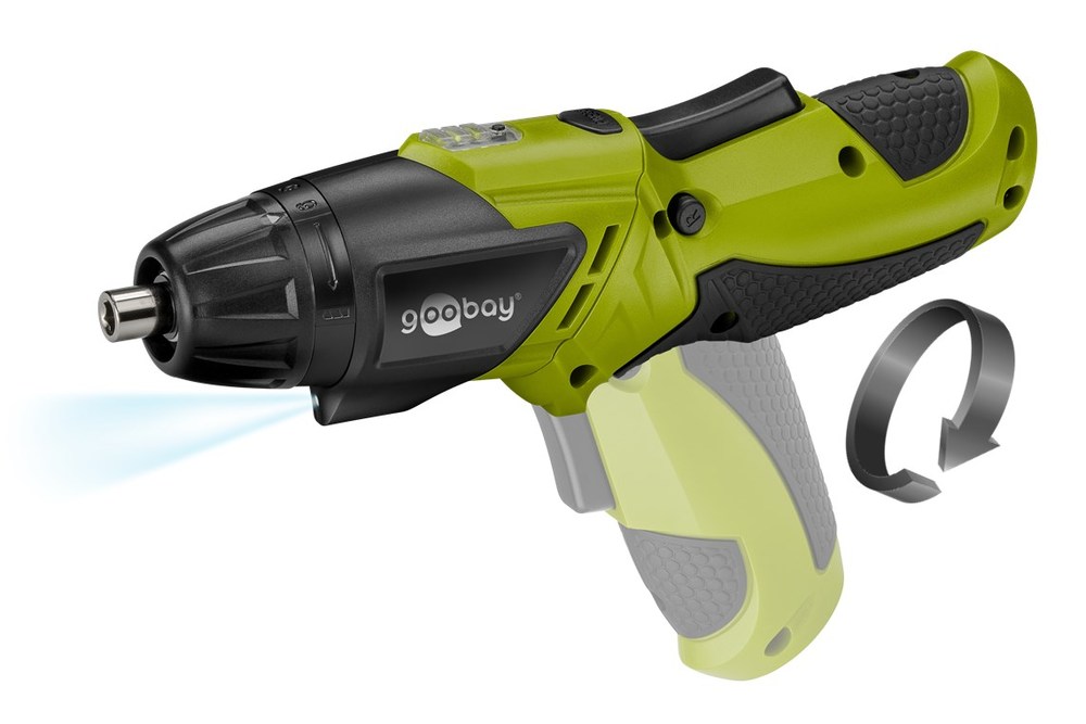 Professionell sladdlös skruvdragare, 3,6 V med LED-ljus - 4