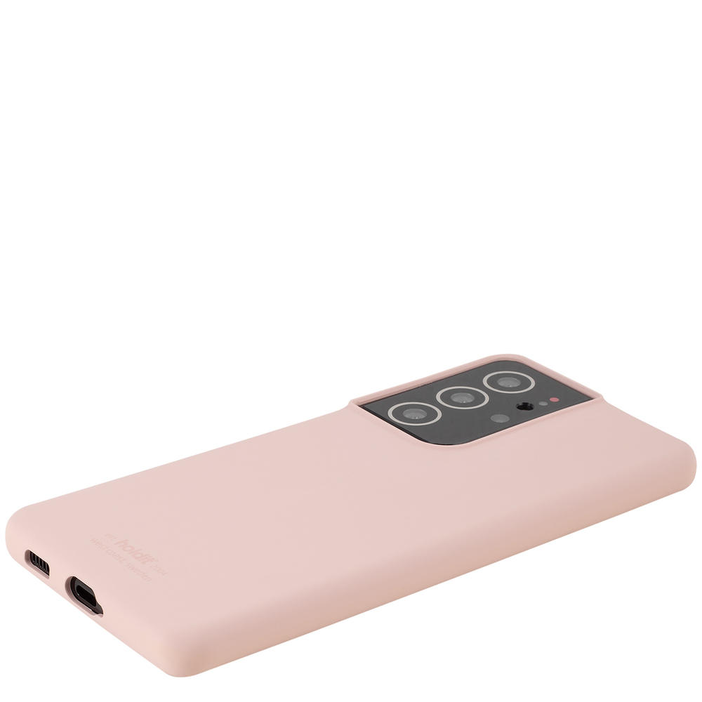 Holdit Silicone Case Galaxy S21 Ultra Blush Pink - 3