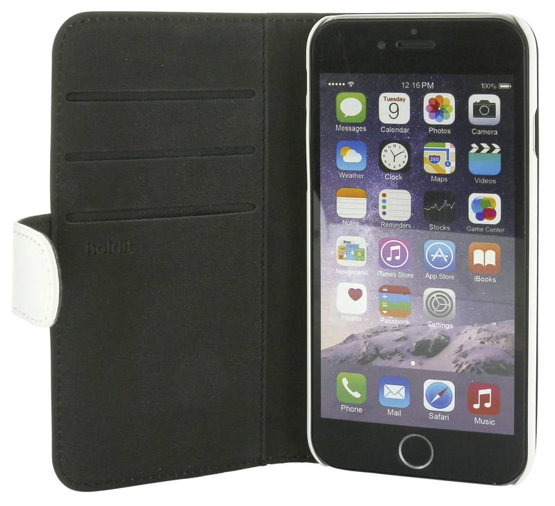 Holdit Plånboksfodral iPhone 6/6S Vit - 4