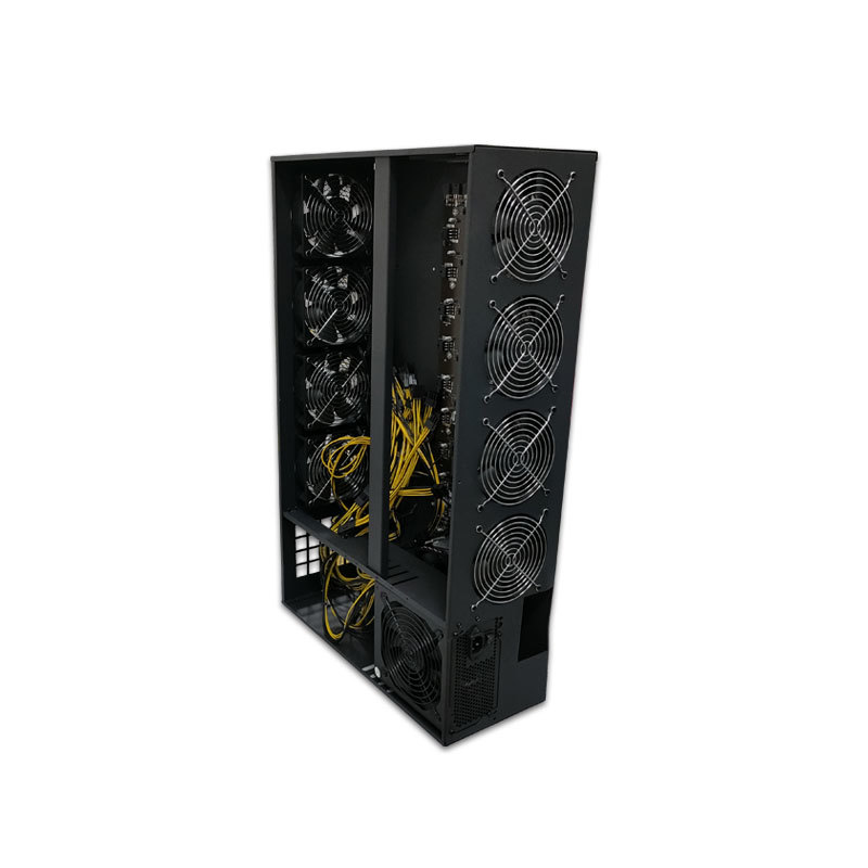 Mining Rig 8 GPU with B75 +G1610+DDR3 8gb + 120GB msata +Cpu FAN +case - 9