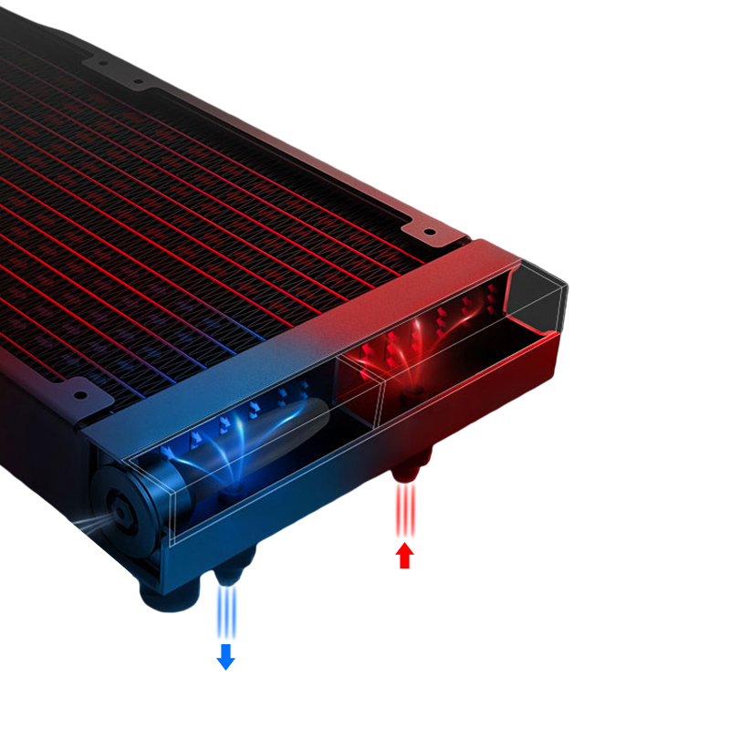 AiO Cooler RGB 240mm Svart - 6