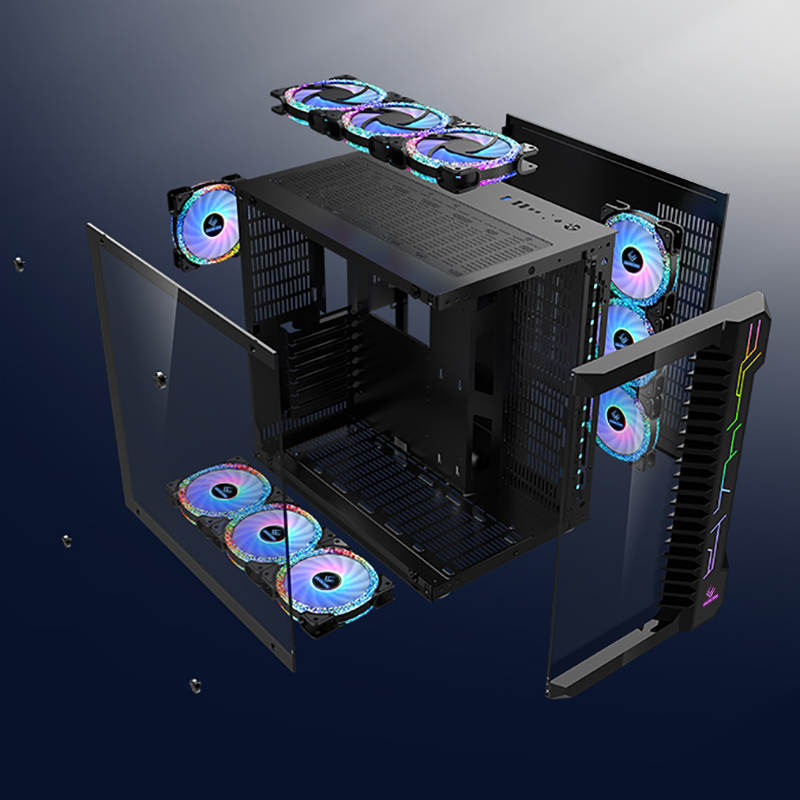 Computer Case UFO III Black - 5