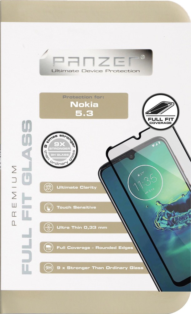 Panzer Full Fit Nokia 5.3 Skärmskydd