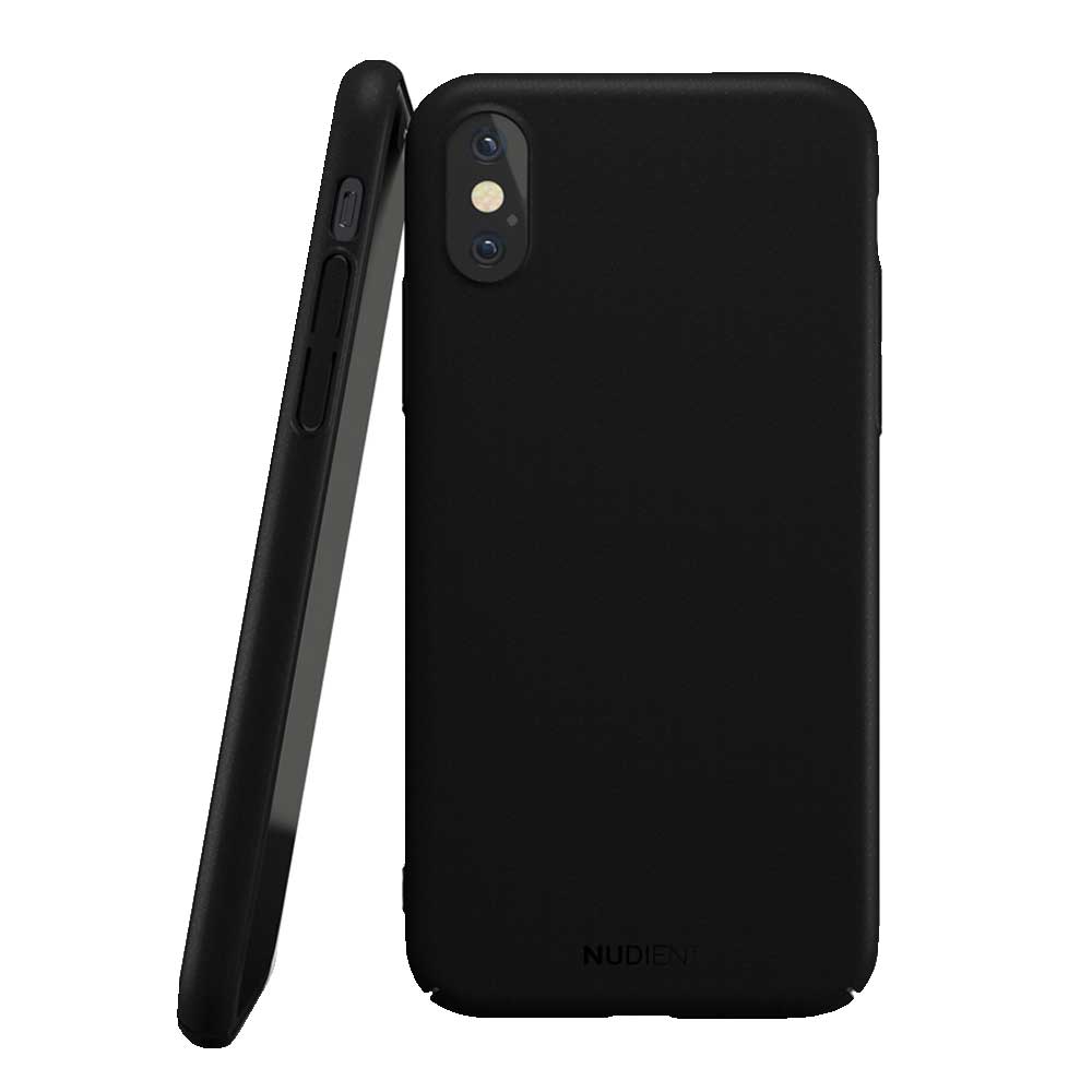 Nudient Thin Case V2 iPhone Xs Stealth Black