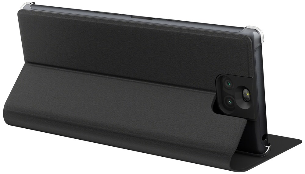 Sony Xperia 10 Plus Style stående skyddsfodral (svart) - 5
