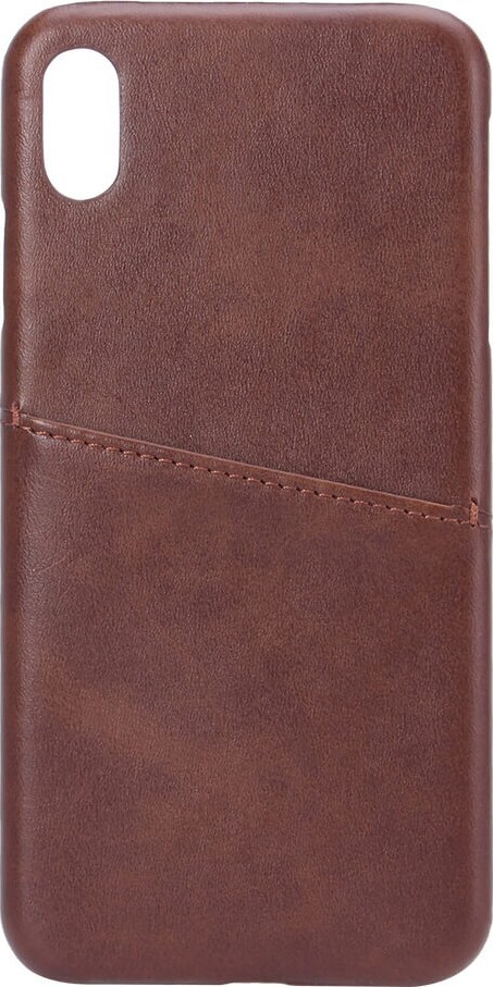 Onsala iPhone XS Max Plus läderfodral (brunt)