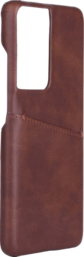 Onsala Samsung Galaxy S21 Ultra läderfodral (brunt)