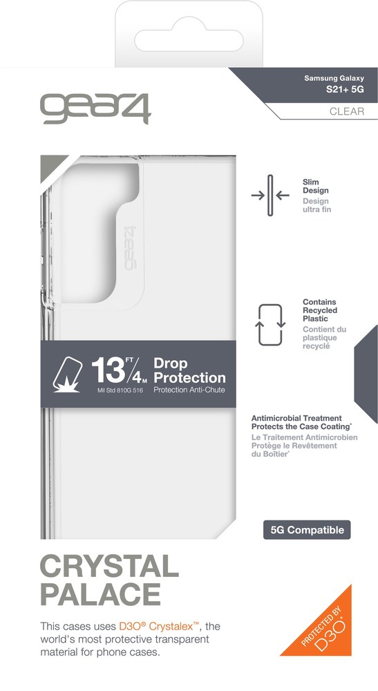 GEAR4 Crystal Palace Samsung Galaxy S21 Plus fodral (transparent) - 3