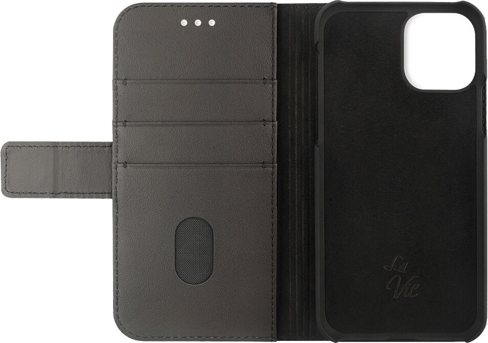 La Vie Apple iPhone 11 Pro plånboksfodral (espressosvart)