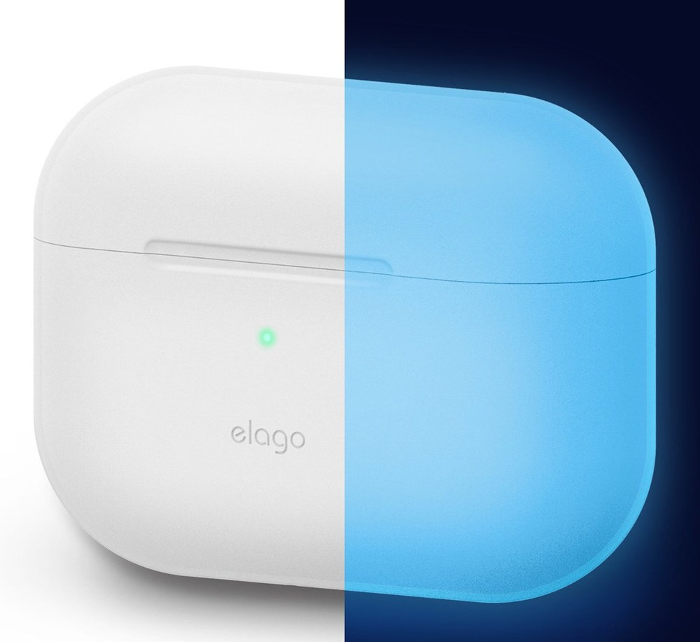 Elago AirPods Pro silikonfodral (blått i mörker) - 2