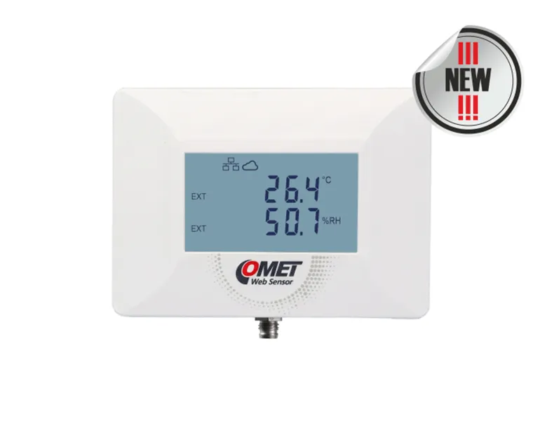 Sensor två digitala temp/RH- eller CO2-givare, med Ethernet-utgång och PoE