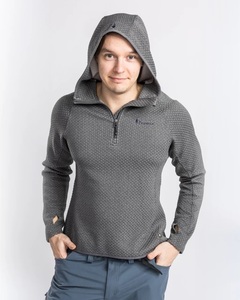 Everyday Travel Hoodie Pinewood - Gråmelerad 