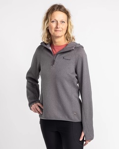 Everyday Travel Hoodie Dam Pinewood - Gråmelerad 