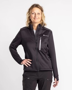 Abisko Power Fleece Jacka Dam Pinewood - Svart 