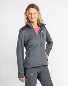 Abisko Power Fleece Jacka Dam Pinewood - Urban Grey 