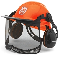Functional Hjälm Fluorescerande Husqvarna