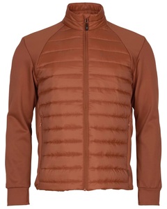 Finnveden Hybrid Powerfleecejacka Pinewood - Terracotta 