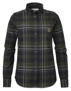 Heron Flannel Shirt Dam Chevalier - October Green Checked 