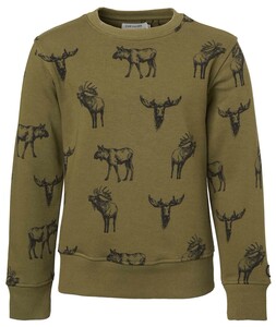 Moose Sweatshirt Barn Chevalier - Forest Green Moose 