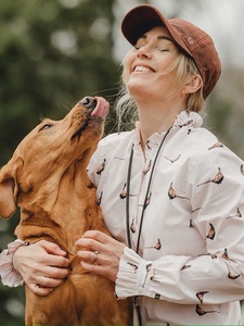 Blair Shooting Fit Shirt Dam Chevalier - Pink Pheasant 