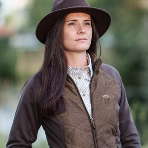 Kora Fleece Jacket Dam Blaser - Dark Brown1