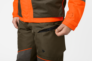 Venture Byxor Seeland - Pine green/Hi-Vis orange 